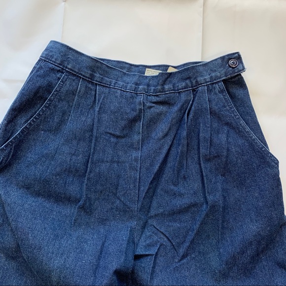 BRITANNIA VINTAGE Pleated Mom Jeans High Waist - Picture 8 of 12